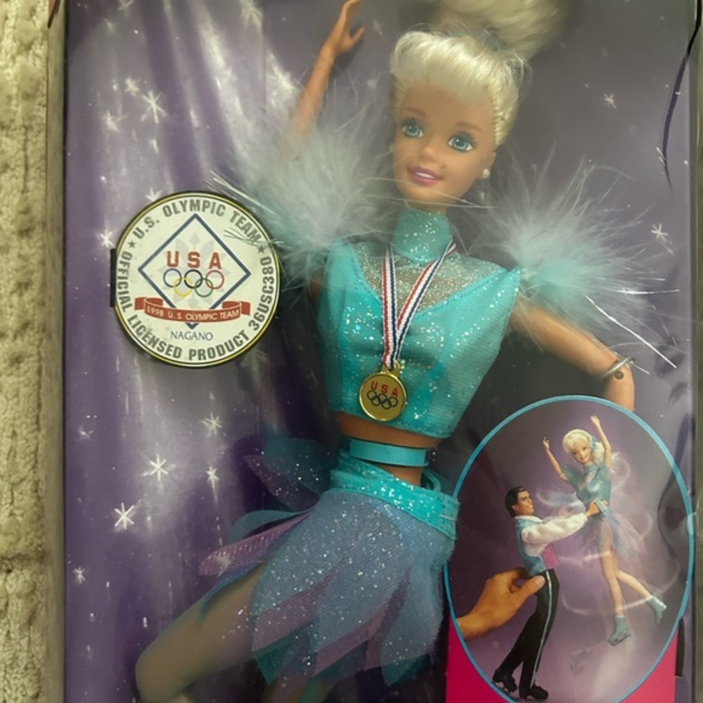 Mattel 1997 Barbie Olympic Skater Performance Doll